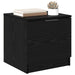 Dulap de pat 2 pcs Stejar Negru 40 x 39 x 40cm Lemn compozit - WALTI WALTI
