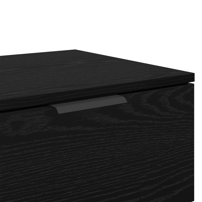 Dulap de noapte cu sertar 2 pcs Stejar Negru 45 x 39 x 50 cm - WALTI WALTI
