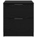 Dulap de noapte cu sertar 2 pcs Stejar Negru 45 x 39 x 50 cm - WALTI WALTI
