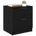Dulap de noapte cu sertar 2 pcs Stejar Negru 45 x 39 x 50 cm - WALTI WALTI