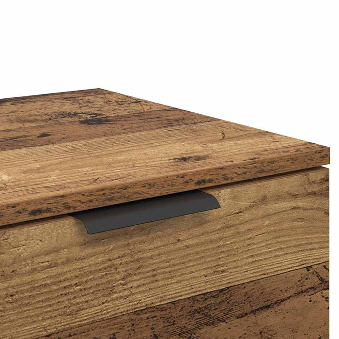 Dulap de pat 2 pcs Lemn vechi 40 x 39 x 40cm Lemn compozit - WALTI WALTI