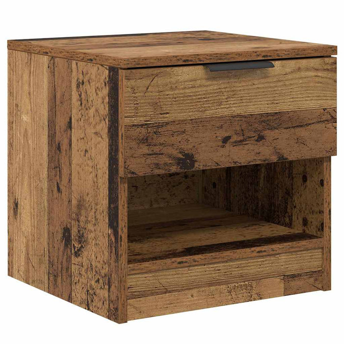 Dulap de pat 2 pcs Lemn vechi 40 x 39 x 40cm Lemn compozit - WALTI WALTI