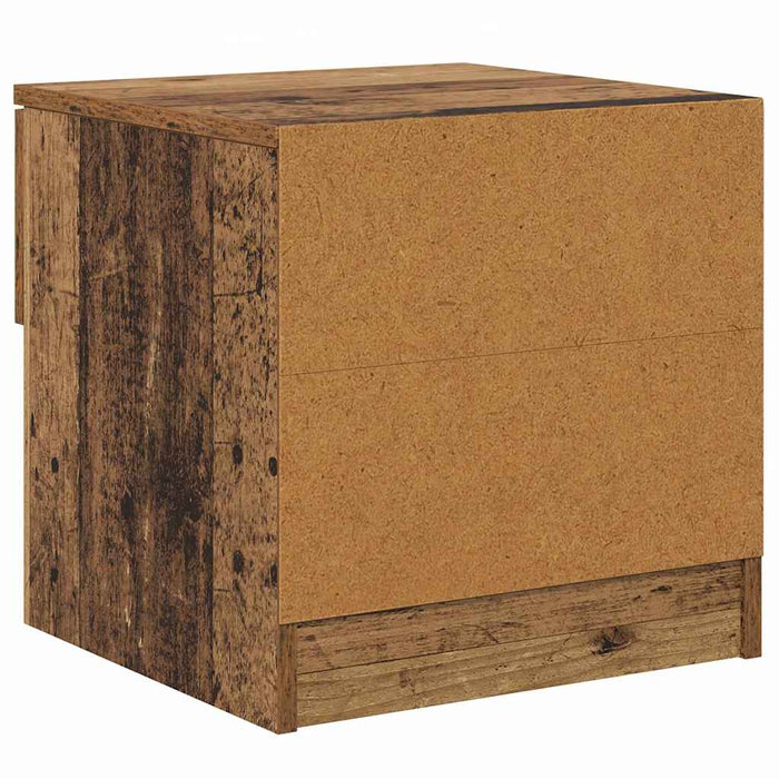 Dulap de pat 2 pcs Lemn vechi 40 x 39 x 40cm Lemn compozit - WALTI WALTI