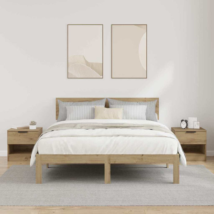 Dulap de pat cu sertar 2 pcs Stejar Artizanal 40 x 39 x 40cm - WALTI WALTI
