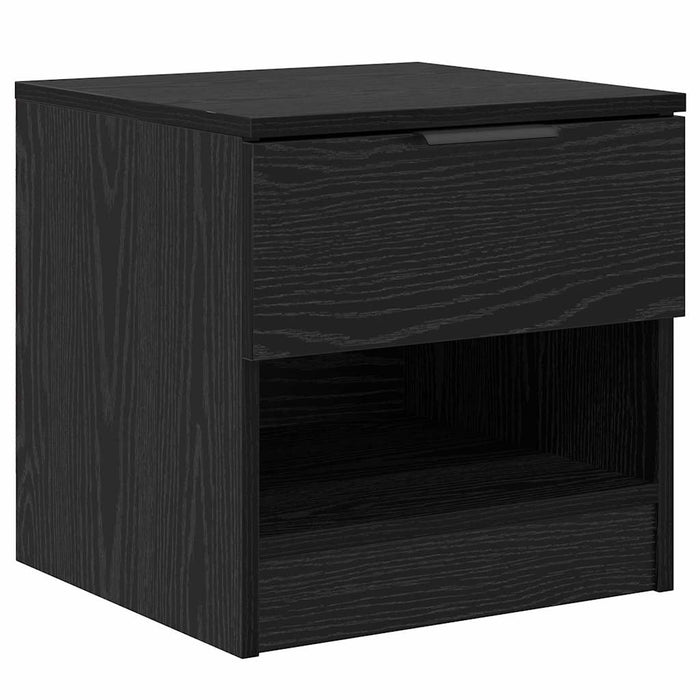 Dulap de pat 2 pcs Stejar Negru 40 x 39 x 40cm Lemn compozit - WALTI WALTI
