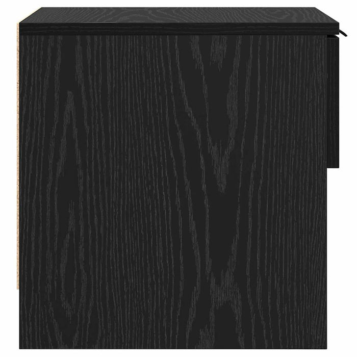 Dulap de pat 2 pcs Stejar Negru 40 x 39 x 40cm Lemn compozit - WALTI WALTI
