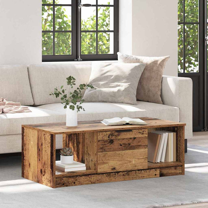 Masă de cafea Lemn Vechi 102 x 50 x 36cm Lemn compozit - WALTI WALTI