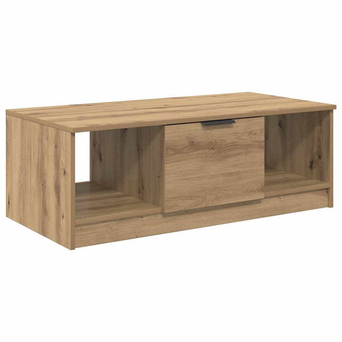 Masă de cafea Stejar Artizanal 102 x 50 x 36cm Lemn compozit - WALTI WALTI