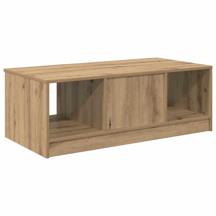 Masă de cafea Stejar Artizanal 102 x 50 x 36cm Lemn compozit - WALTI WALTI