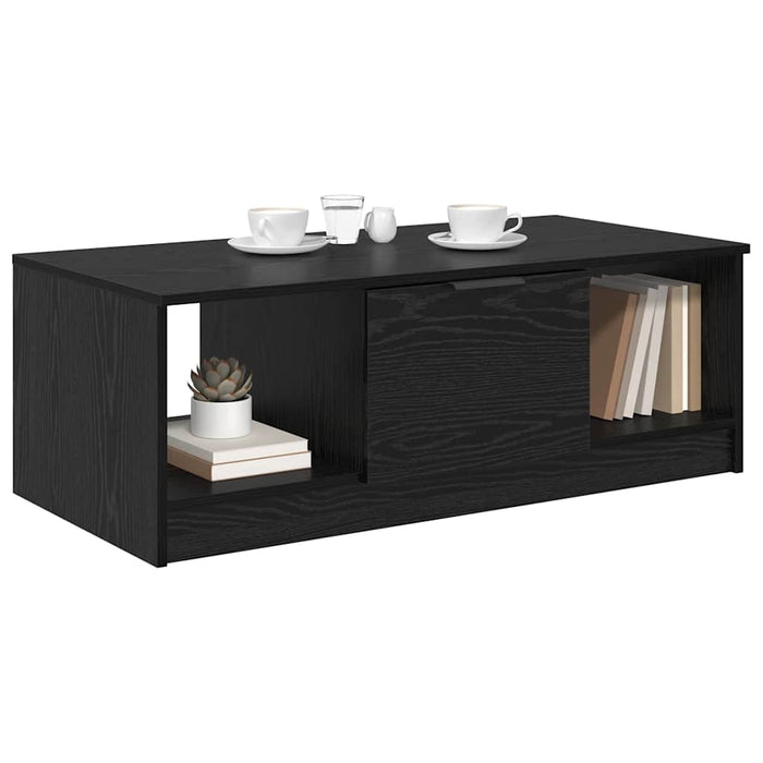 Masă de cafea Stejar Negru 102 x 50 x 36cm Lemn compozit - WALTI WALTI