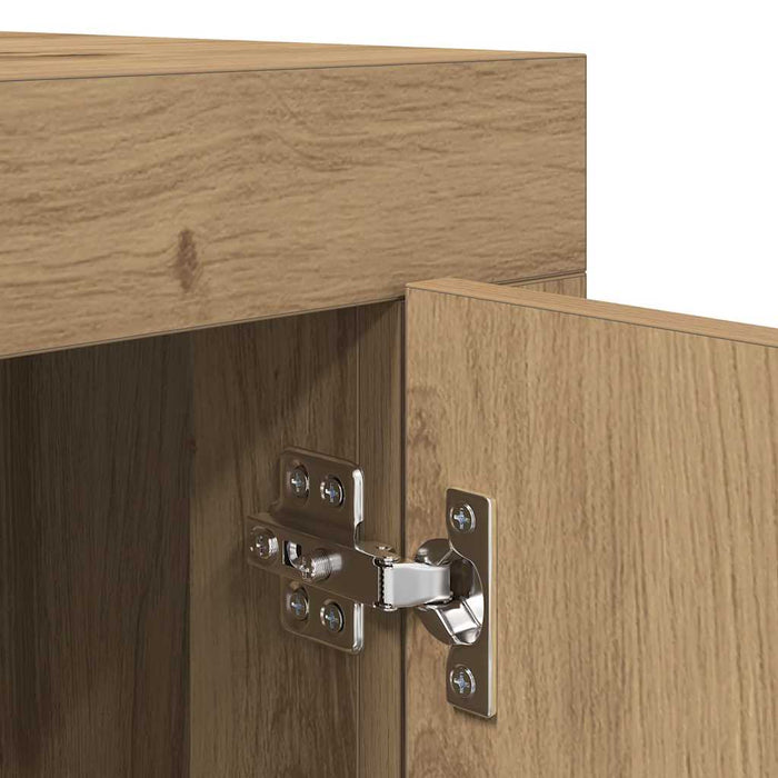 Cabinet TV Stejar Artizanal 102 x 35 x 45 cm Lemn compozit - WALTI WALTI