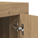 Cabinet TV Stejar Artizanal 102 x 35 x 45 cm Lemn compozit - WALTI WALTI