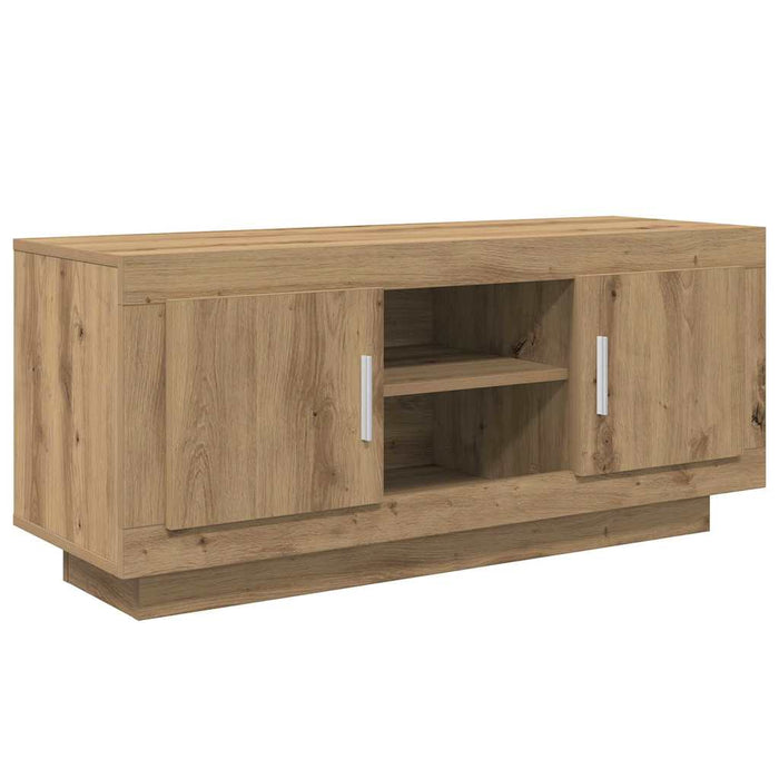 Cabinet TV Stejar Artizanal 102 x 35 x 45 cm Lemn compozit - WALTI WALTI