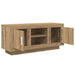 Cabinet TV Stejar Artizanal 102 x 35 x 45 cm Lemn compozit - WALTI WALTI