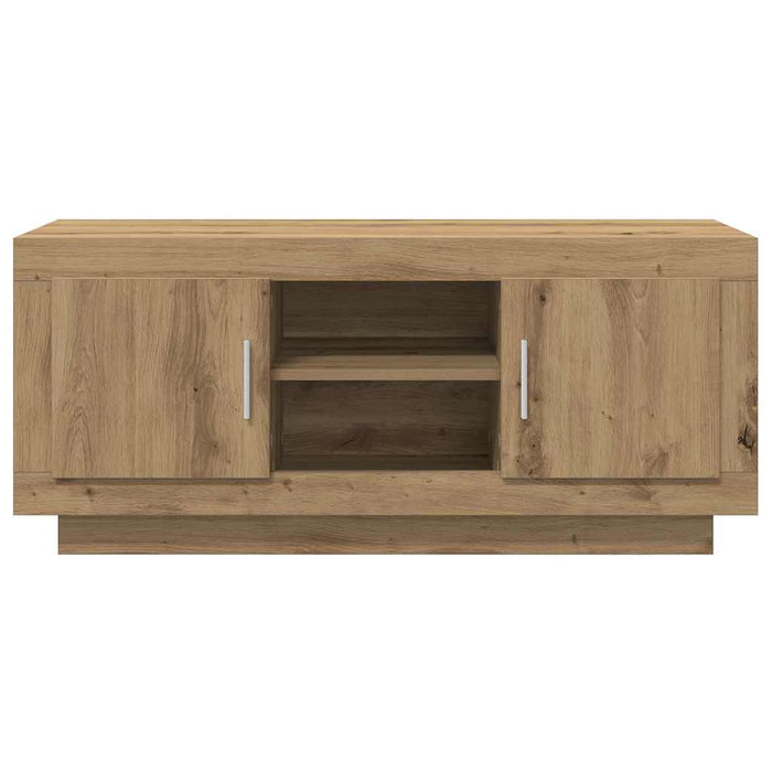 Cabinet TV Stejar Artizanal 102 x 35 x 45 cm Lemn compozit - WALTI WALTI