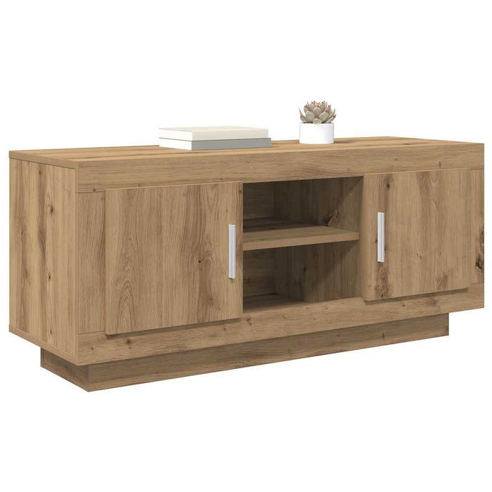 Cabinet TV Stejar Artizanal 102 x 35 x 45 cm Lemn compozit - WALTI WALTI