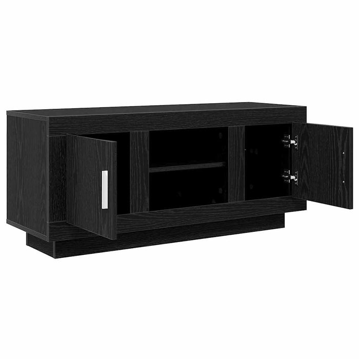 Cabinet TV Stejar Negru 102 x 35 x 45 cm Lemn compozit - WALTI WALTI