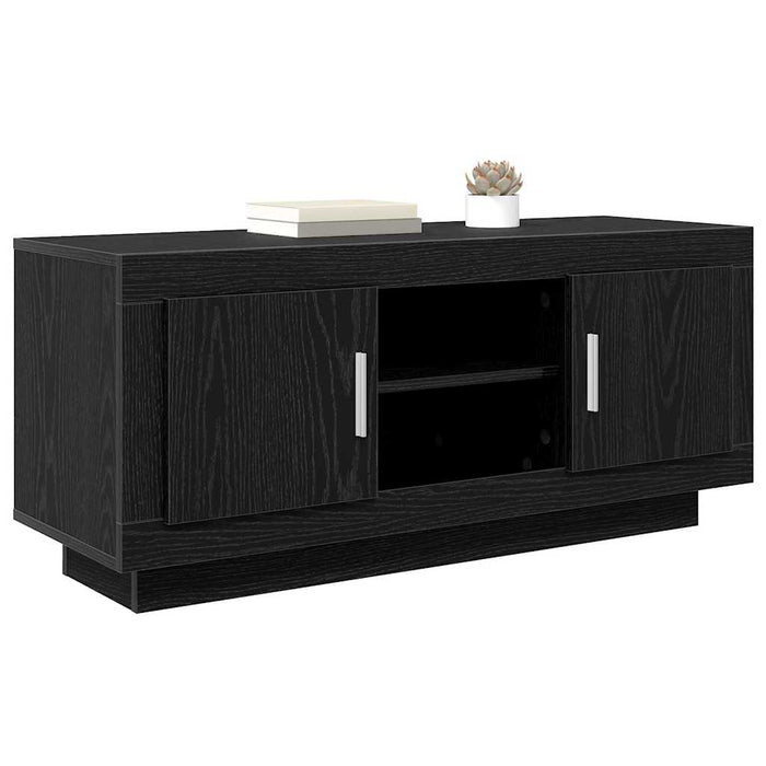 Cabinet TV Stejar Negru 102 x 35 x 45 cm Lemn compozit - WALTI WALTI