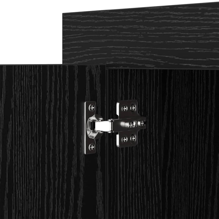 Bufet Stejar Negru 80 x 40 x 75 cm Lemn compozit - WALTI WALTI
