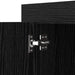 Bufet Stejar Negru 80 x 40 x 75 cm Lemn compozit - WALTI WALTI