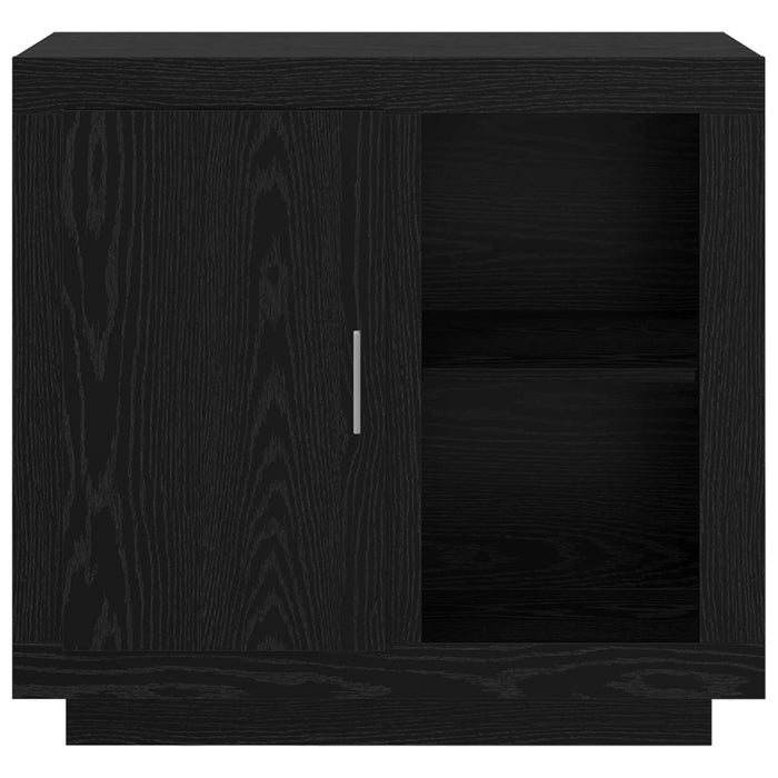 Bufet Stejar Negru 80 x 40 x 75 cm Lemn compozit - WALTI WALTI