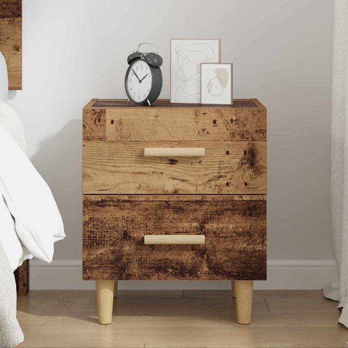 Dulap de pat Lemn vechi 40 x 35 x 47.5cm Lemn compozit - WALTI WALTI