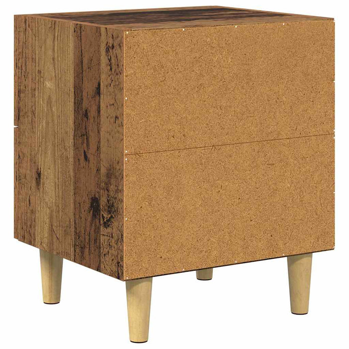 Dulap de pat Lemn vechi 40 x 35 x 47.5cm Lemn compozit - WALTI WALTI