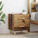 Dulap de pat 2 pcs Lemn vechi 40 x 35 x 47.5cm Lemn compozit - WALTI WALTI
