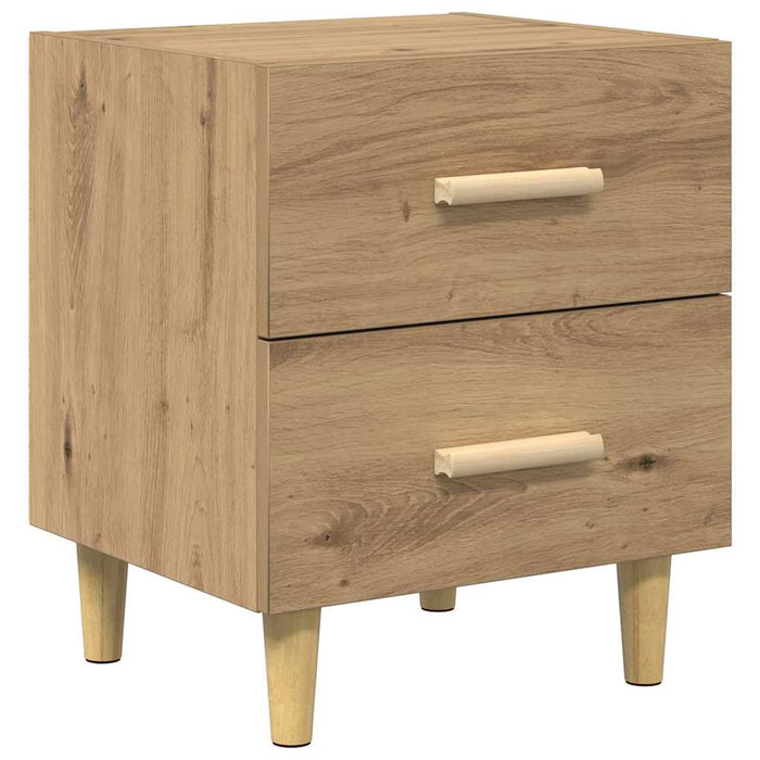 Dulap de pat cu sertar 2 pcs Stejar Artizanal 40 x 35 x 47.5cm - WALTI WALTI