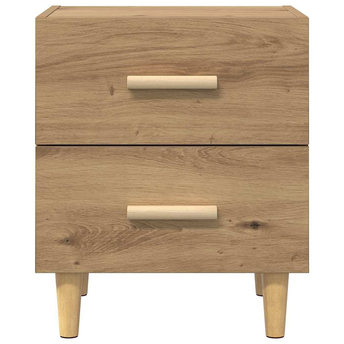 Dulap de pat cu sertar 2 pcs Stejar Artizanal 40 x 35 x 47.5cm - WALTI WALTI