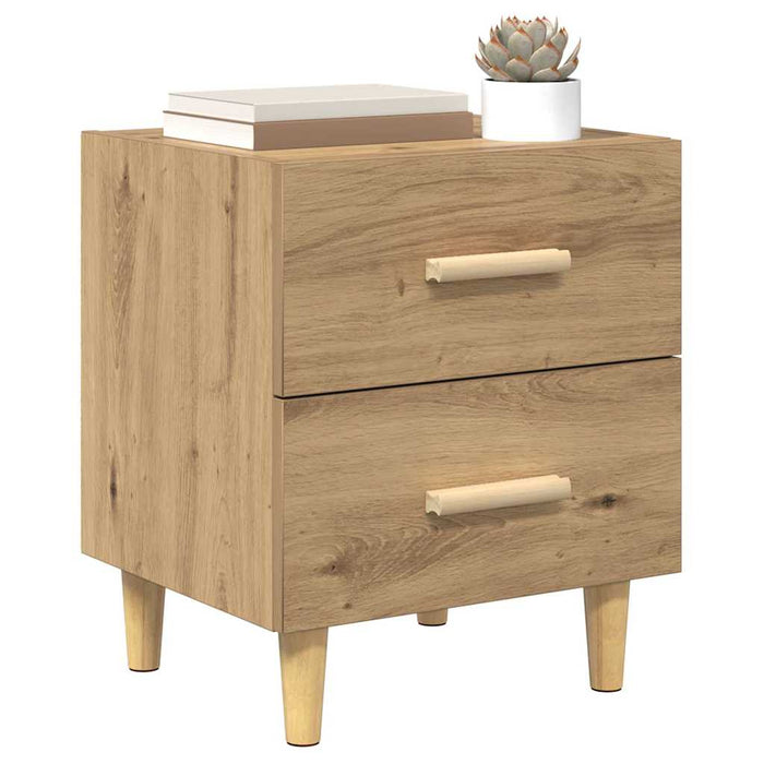 Dulap de pat cu sertar 2 pcs Stejar Artizanal 40 x 35 x 47.5cm - WALTI WALTI