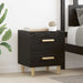 Dulap de pat Stejar Negru 40 x 35 x 47.5cm Lemn compozit - WALTI WALTI