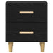 Dulap de pat 2 pcs Stejar Negru 40 x 35 x 47.5cm Lemn compozit - WALTI WALTI