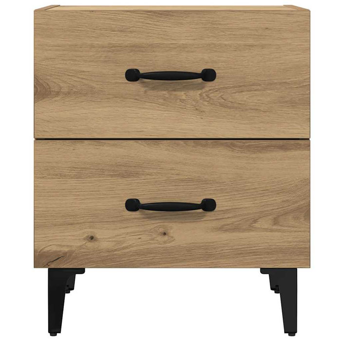 Dulap de pat Stejar Artizanal 40 x 35 x 47,5 cm Lemn compozit - WALTI WALTI