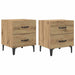 Dulap de pat cu sertar 2 pcs Stejar Artizanal 40 x 35 x 47,5 cm - WALTI WALTI