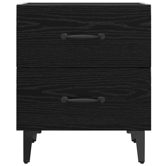 Dulap de pat Stejar Negru 40 x 35 x 47,5 cm Lemn compozit - WALTI WALTI