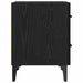 Dulap de pat Stejar Negru 40 x 35 x 47,5 cm Lemn compozit - WALTI WALTI