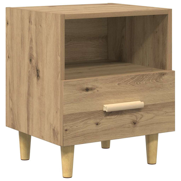 Dulap de noapte Stejar Artizanal 40 x 35 x 47 cm Lemn compozit - WALTI WALTI