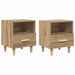 Dulap de noapte 2 pcs Stejar Artizanal 40 x 35 x 47 cm - WALTI WALTI