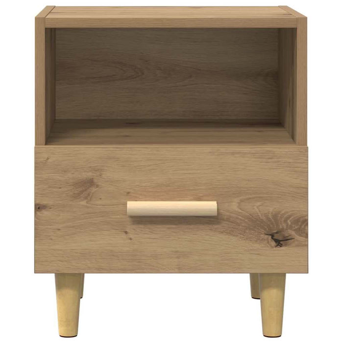 Dulap de noapte 2 pcs Stejar Artizanal 40 x 35 x 47 cm - WALTI WALTI