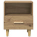 Dulap de noapte 2 pcs Stejar Artizanal 40 x 35 x 47 cm - WALTI WALTI