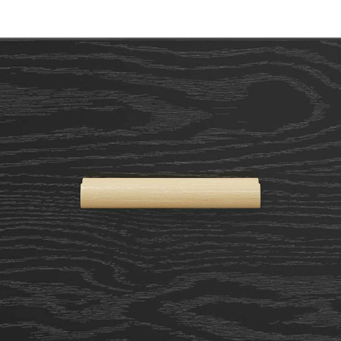 Dulap de noapte Stejar Negru 40 x 35 x 47 cm Lemn compozit - WALTI WALTI