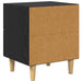 Dulap de noapte Stejar Negru 40 x 35 x 47 cm Lemn compozit - WALTI WALTI