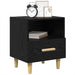 Dulap de noapte Stejar Negru 40 x 35 x 47 cm Lemn compozit - WALTI WALTI