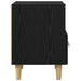 Dulap de noapte Stejar Negru 40 x 35 x 47 cm Lemn compozit - WALTI WALTI
