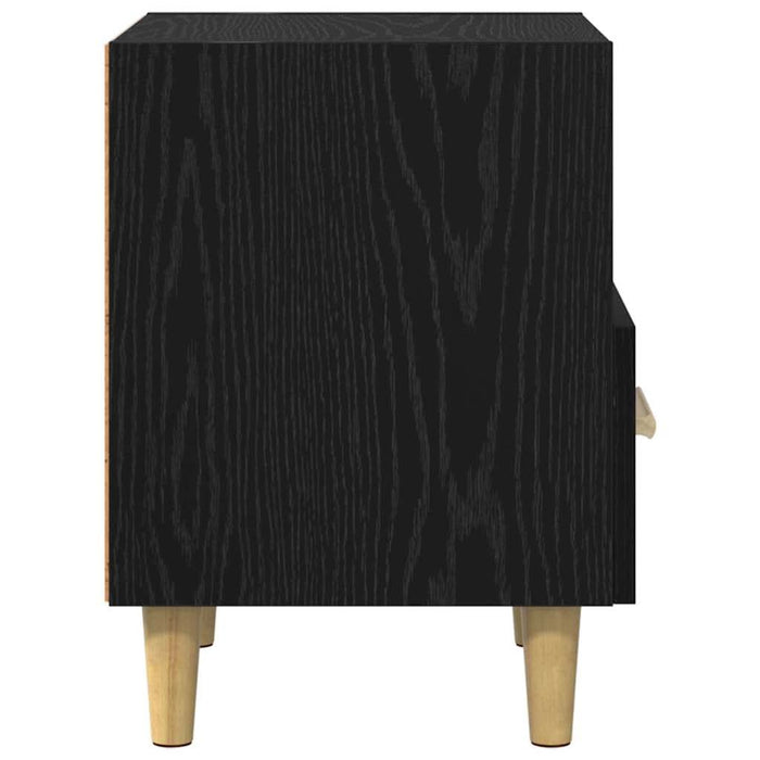 Dulap de noapte cu sertar 2 pcs Stejar Negru 40 x 35 x 47 cm - WALTI WALTI