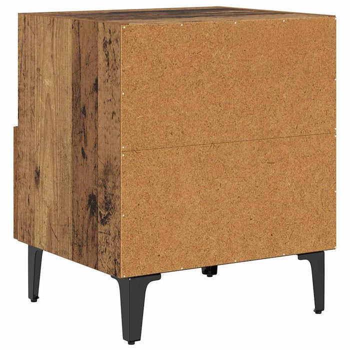 Dulap de noapte Lemn vechi 40 x 35 x 47,5 cm Lemn compozit - WALTI WALTI