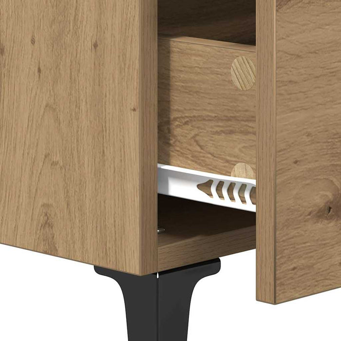 Dulap de noapte cu sertar Stejar Artizanal 40 x 35 x 47,5 cm - WALTI WALTI