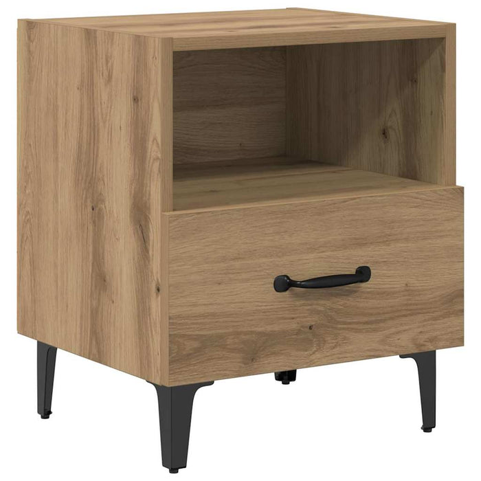 Dulap de noapte cu sertar Stejar Artizanal 40 x 35 x 47,5 cm - WALTI WALTI