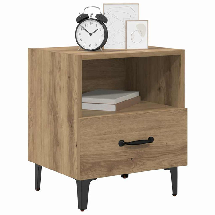 Dulap de noapte cu sertar Stejar Artizanal 40 x 35 x 47,5 cm - WALTI WALTI